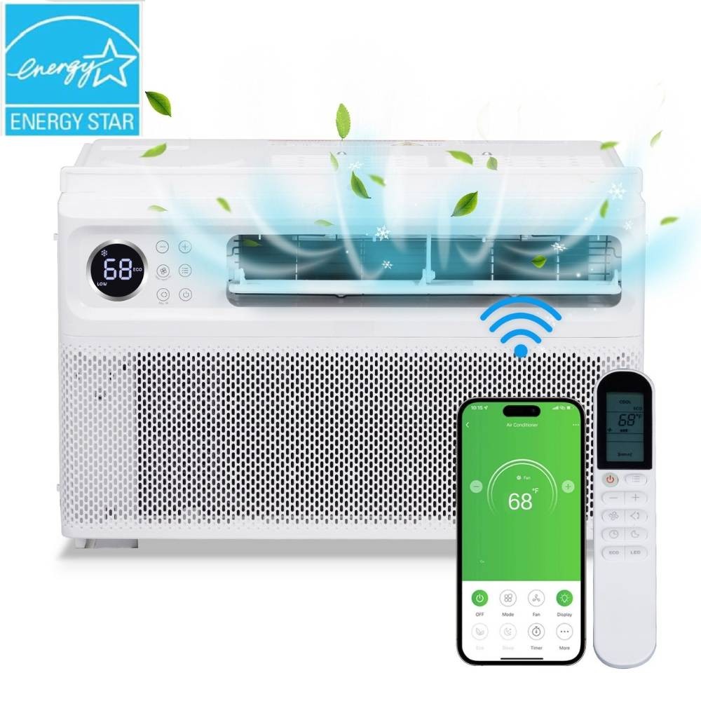 8000-12000 BTU Inverter Window Air Conditioner Energy-Saving AC Unit with WIFI