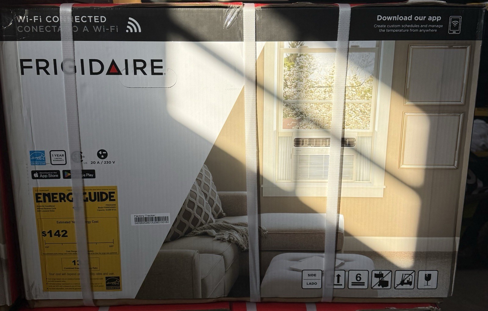 Frigidaire 24,000 BTU 230 Volt Inverter Technology Window Air Conditioner WIFi