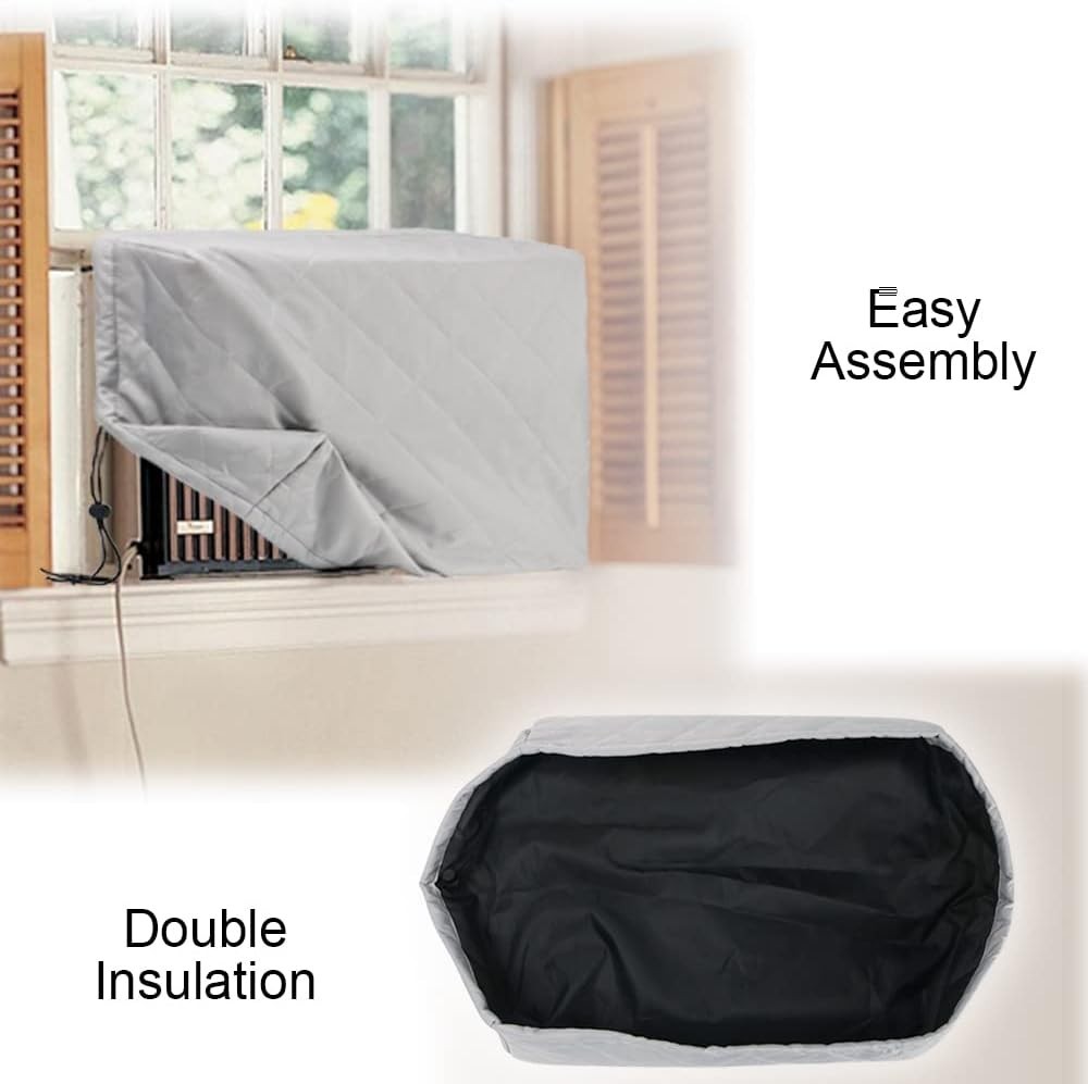 Water-Resistant Indoor Air Conditioner Cover – Protects & Insulates 21″x15″