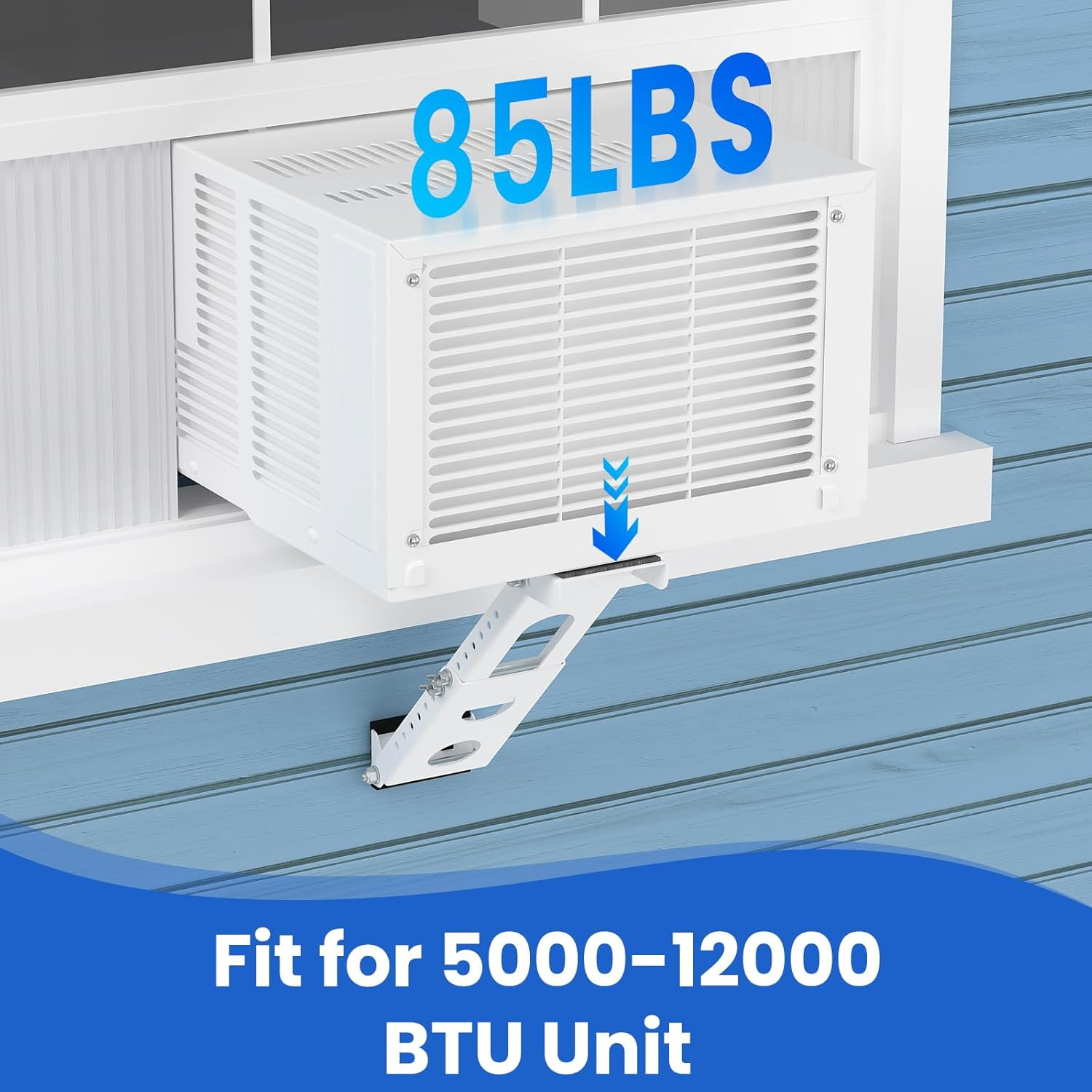 Window Air Conditioner Support Bracket: Heavy Duty Window AC Bracket with Anti-S