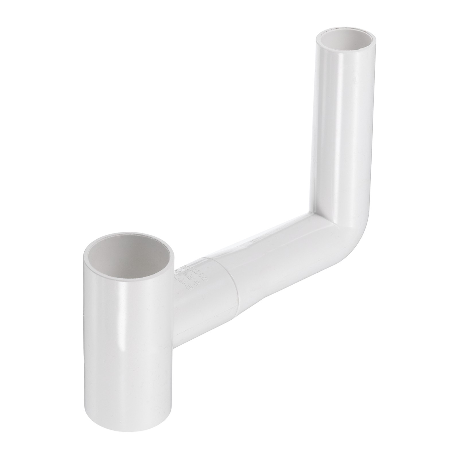 32x25mm PVC Three-Way Air Conditioner Drain Hose Connector, White
