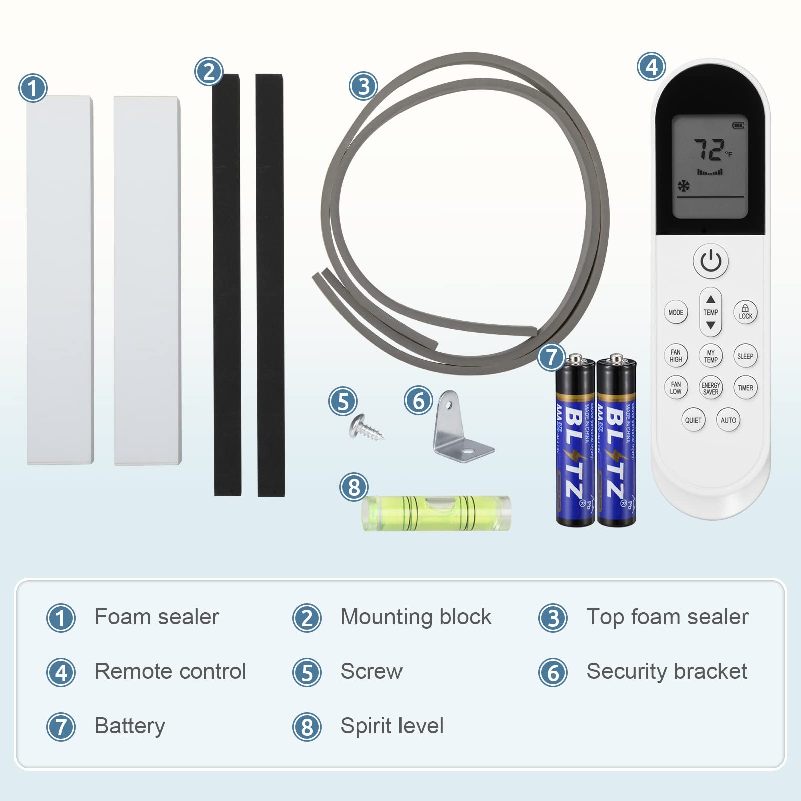 Antarctic Star 12,000 BTU Window Air Conditioners, U-Sha