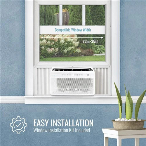 Keystone 12,000 BTU 115V Energy Star Window Air Conditioner – AC w/ Heat