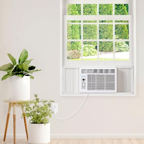 Window Mounted Air Conditioner & Dehumidifier, 115V, Air Conditioner 6,000 BTU