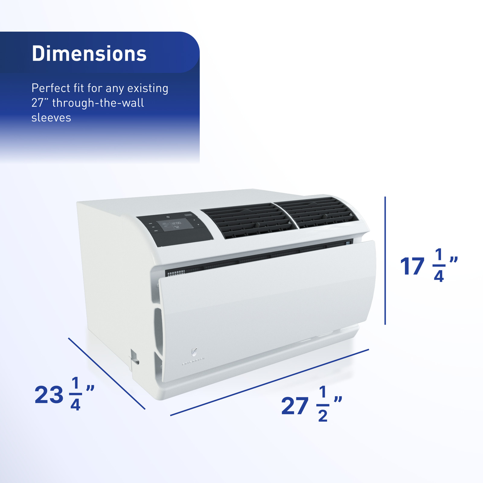 Friedrich WallMaster Thru-Wall AC 11,100 – 16,800 BTU 230V Cool Only