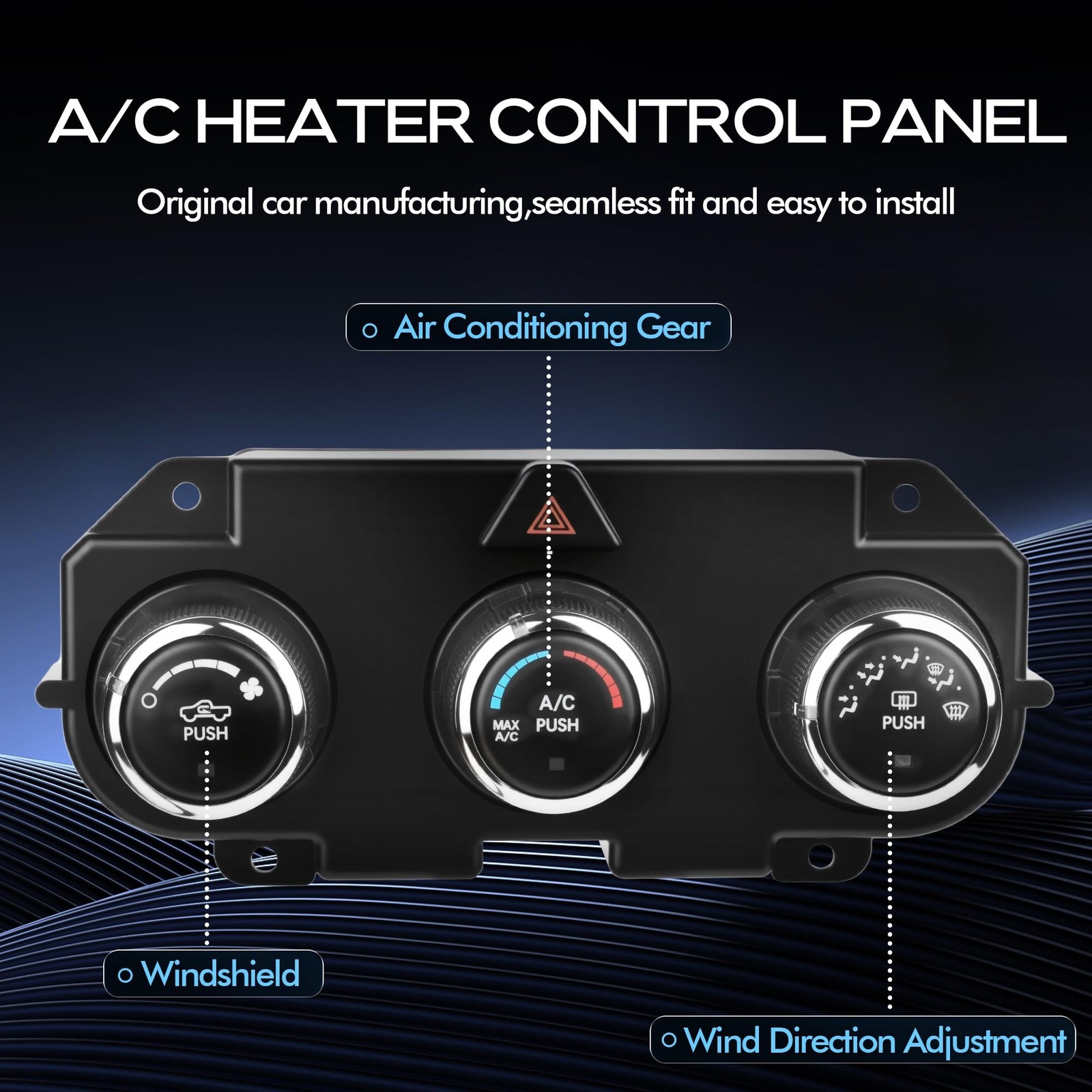 Front Climate Control Module A/C Heater Air Conditioning Panel Unit for Dodge…