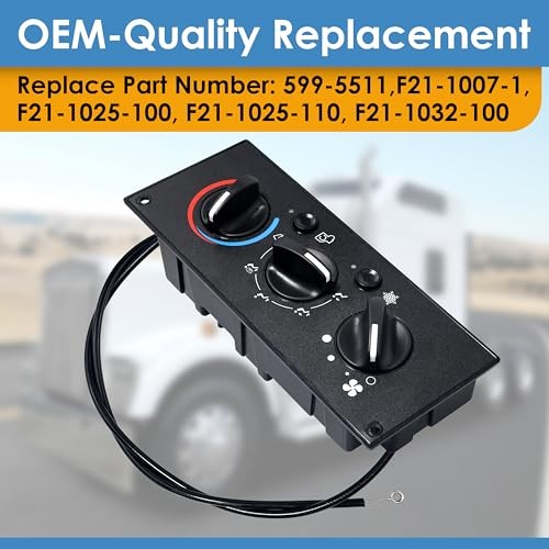 Kenworth Climate Control Module – 599-5511 Heavy Duty AC Control Panel