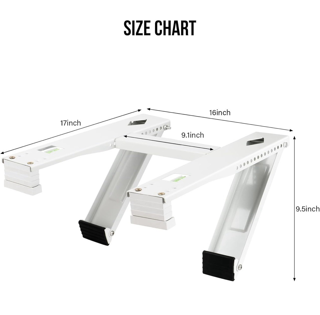 Window AC Support Bracket for 5000-22,000 BTU White WCB02