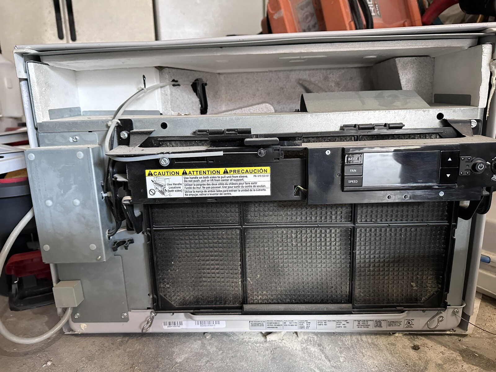 FRIEDRICH KCM21A30 Air Conditioner,21,000 BtuH Cool,230VAC 494L50