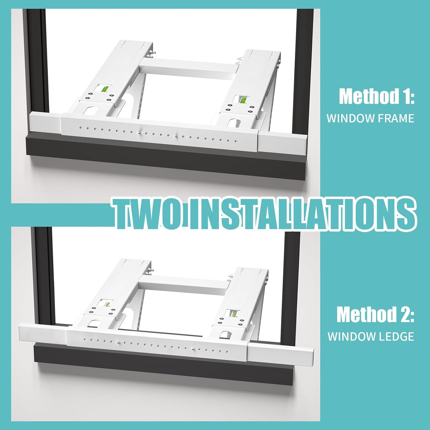 Air Conditioner Support Bracket, Adjustable Window Air Conditioner Bracket, No D