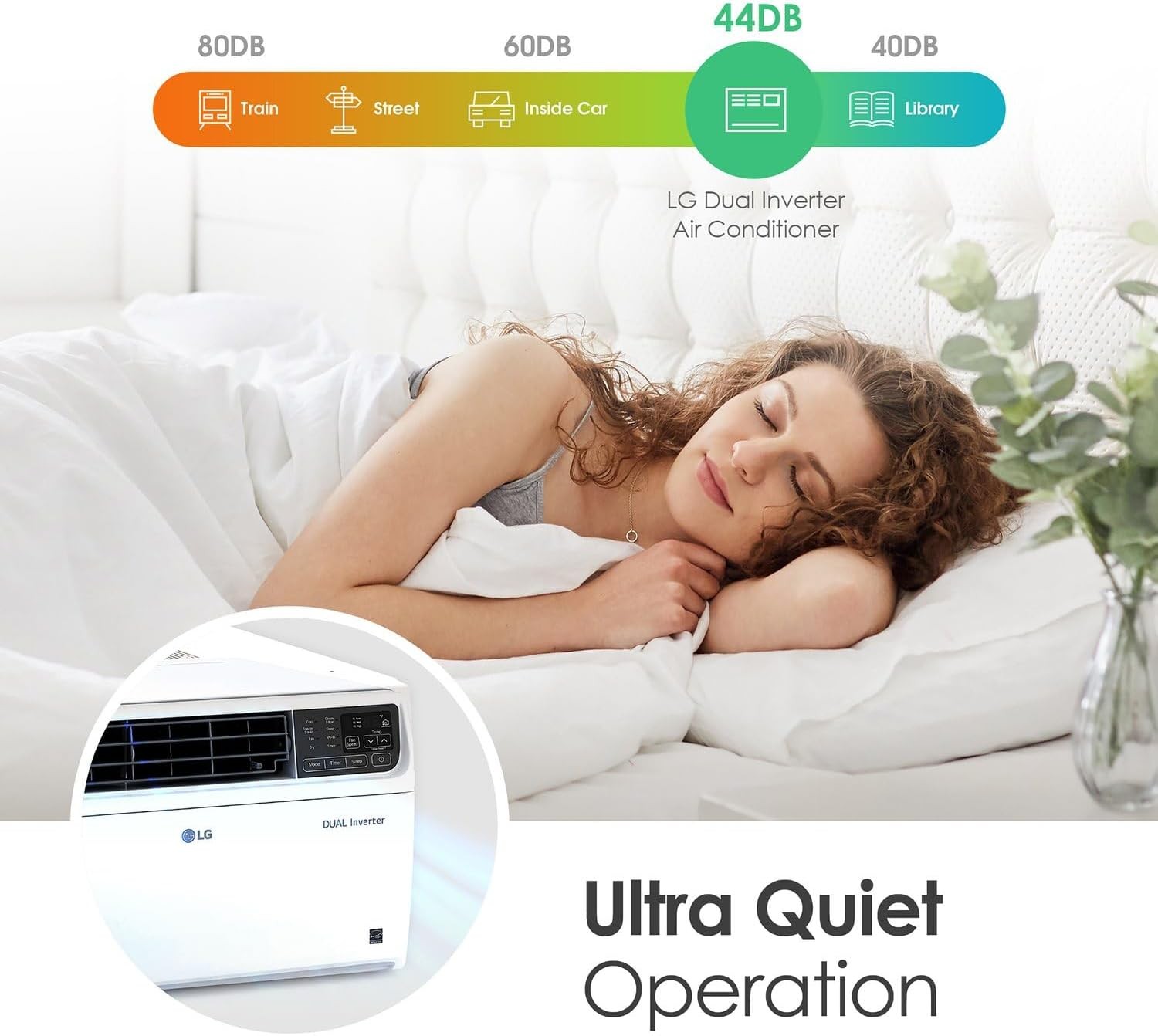 LG 18,000 BTU Inverter Smart Window Air Conditioner, Energy Star (Refurbished)