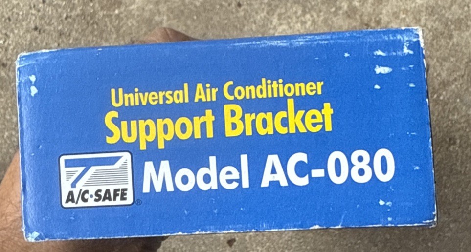 New AC Safe Universal Air Conditioner Support Bracket Shelf AC-080 up to 80lbs
