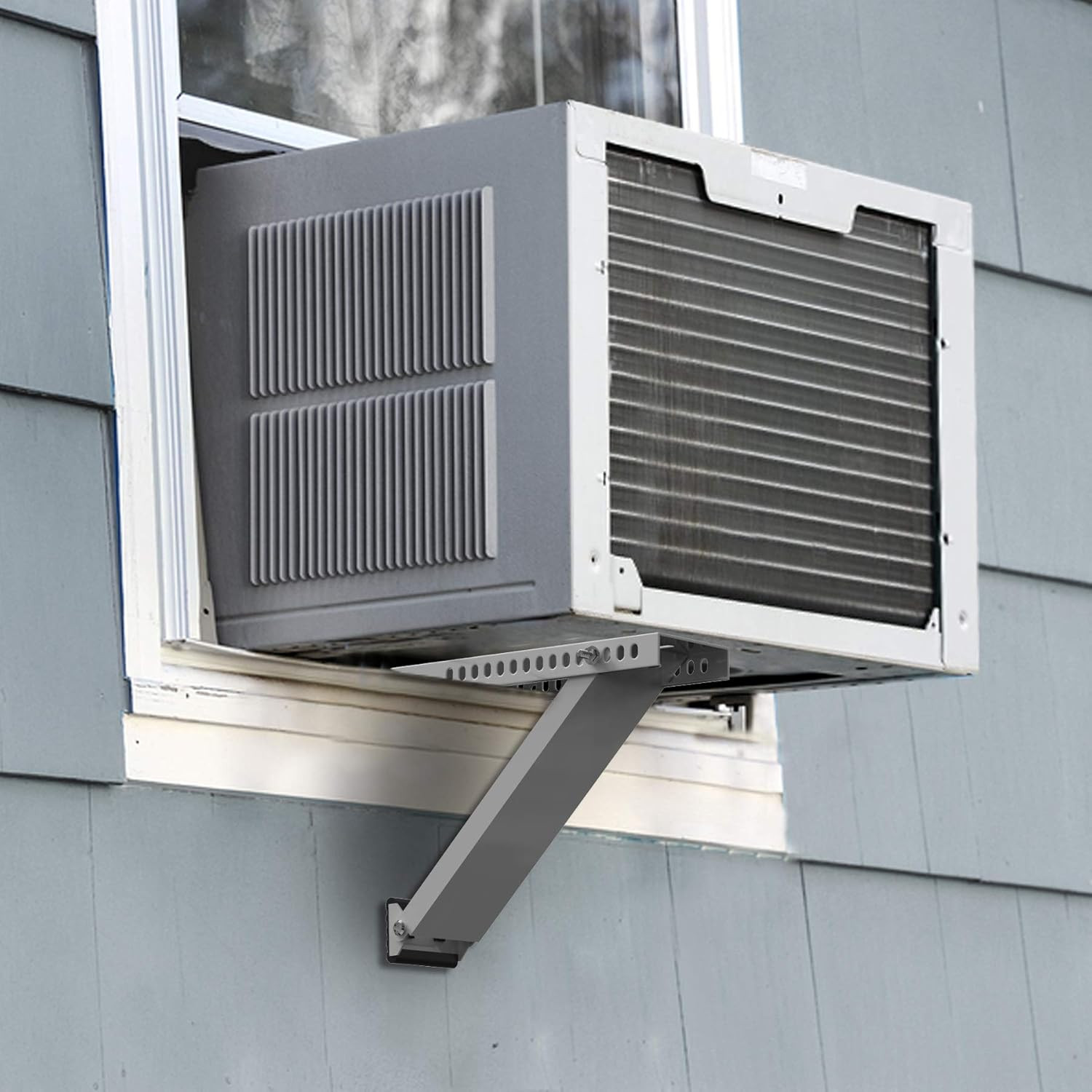BJADE’S Universal Window Air Conditioner Bracket,Light Duty,Support up to 85Lbs,