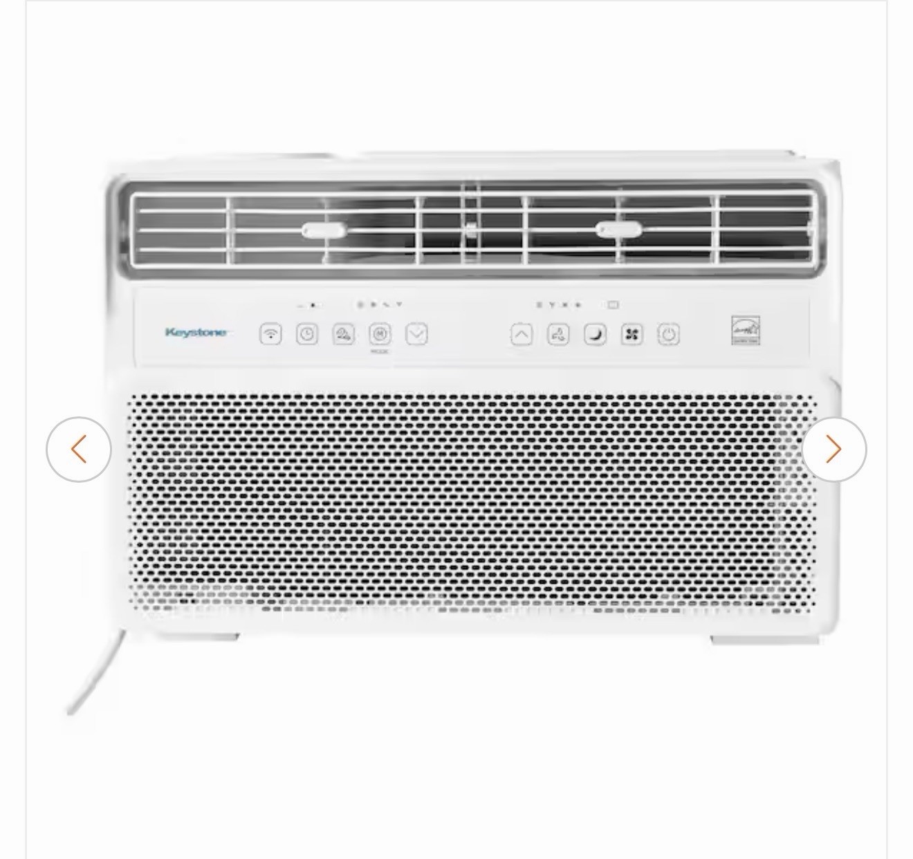 Keystone 24000 BTU Window Air Conditioner 230V White Remote, Timer, Dehumidifier