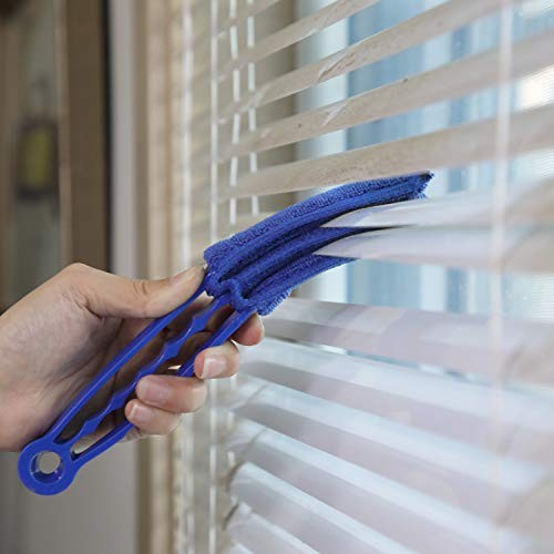 Window Blind Cleaner Duster Brush with 5 Microfiber Sleeves – Blind Cleaner