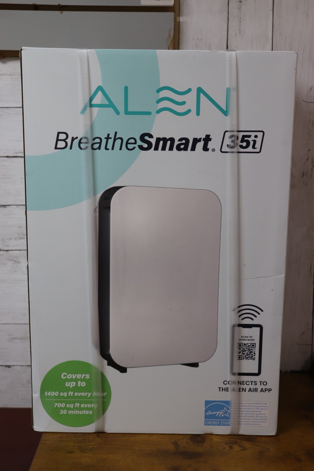 + Alen BreatheSmart 35i HEPA Air Purifier | 1400 sq ft Coverage | White