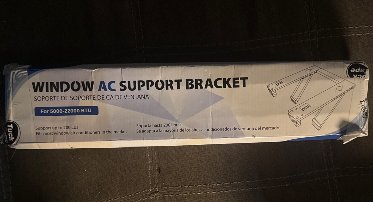 Window AC Support Bracket for 5000-22,000 BTU White WCB02