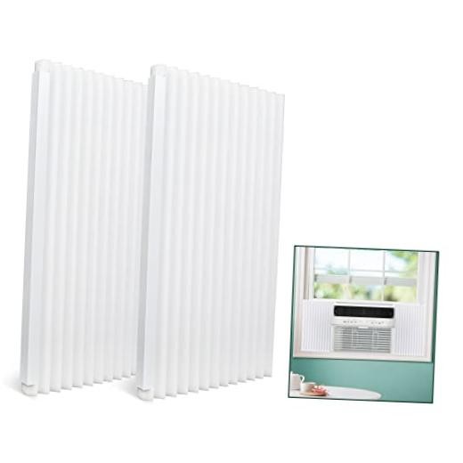 Window Air Conditioner Insulation Foam Panels, AC Side Panels Kit, 17in White