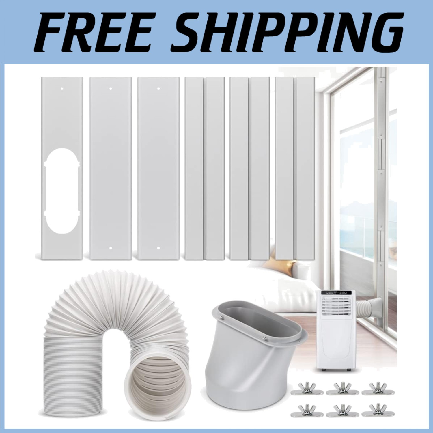 Complete Exhaust Kit for Portable Air Conditioners