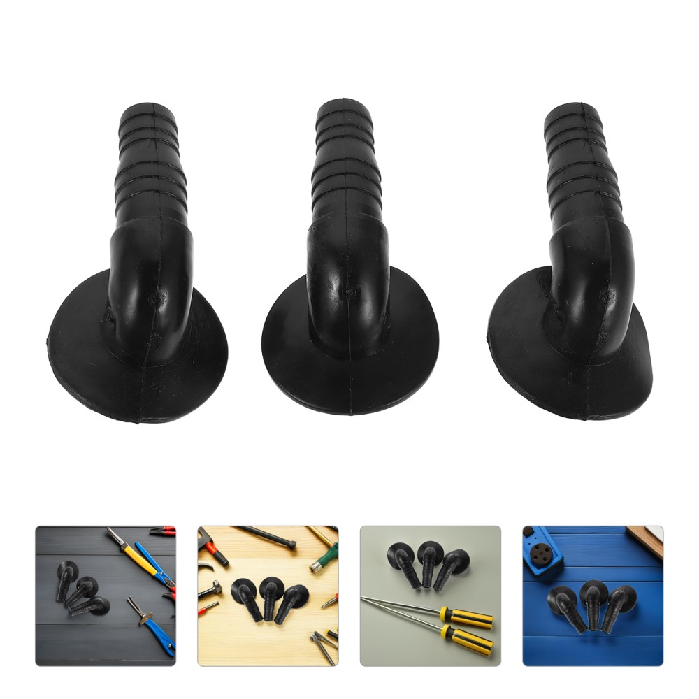 6Pcs Black PVC Ac Drain Hose Elbow Adapter Easy Install Water Pipe Connector