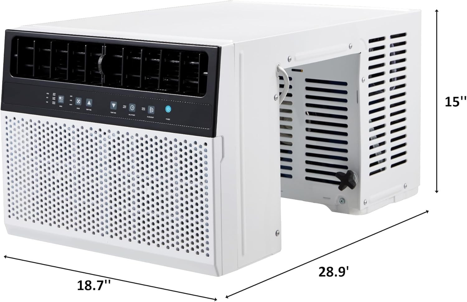 AC Window Unit 10000BTU Ultra Quiet 38dB U-Shaped AC Cools 250 Sq.Ft Remote