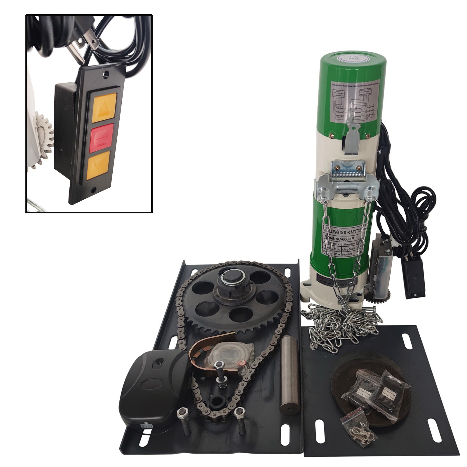 600KG Automatic Rolling Door Remote Control Rolling Shutter Motor 110V 300W