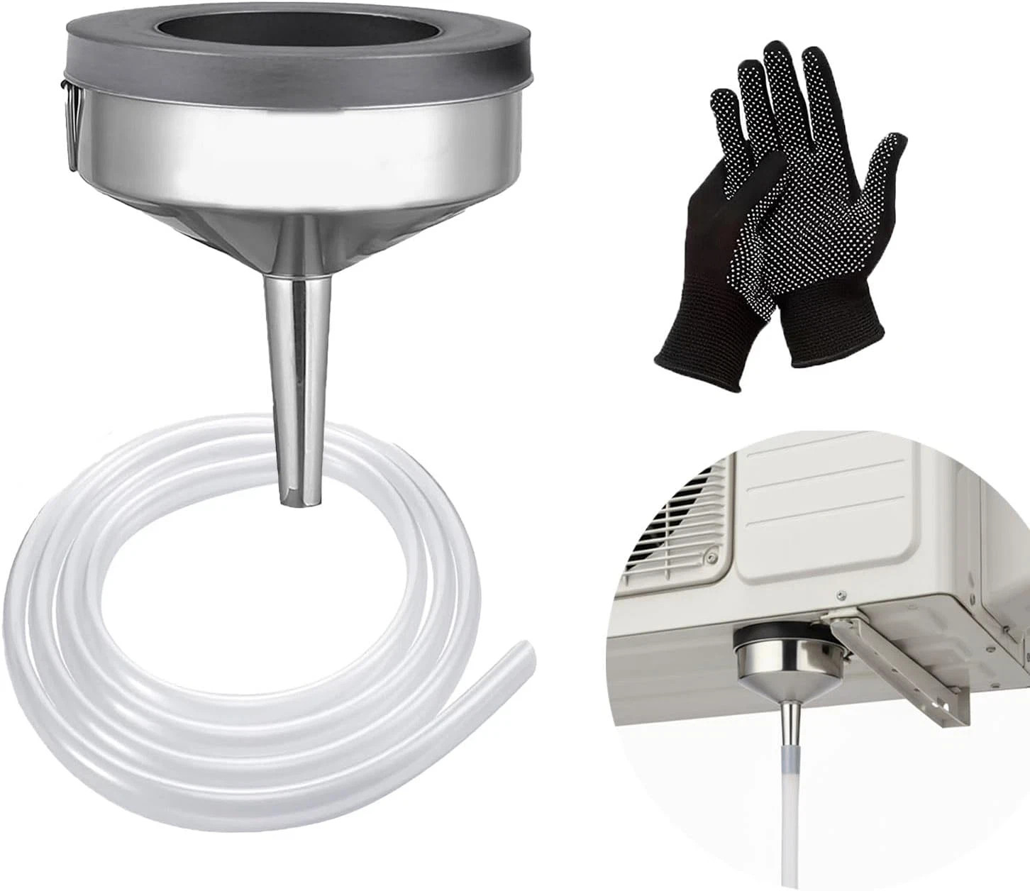 6Ft Magnetic Window Air Conditioner Drain Kit Universal Portable Air Conditioner