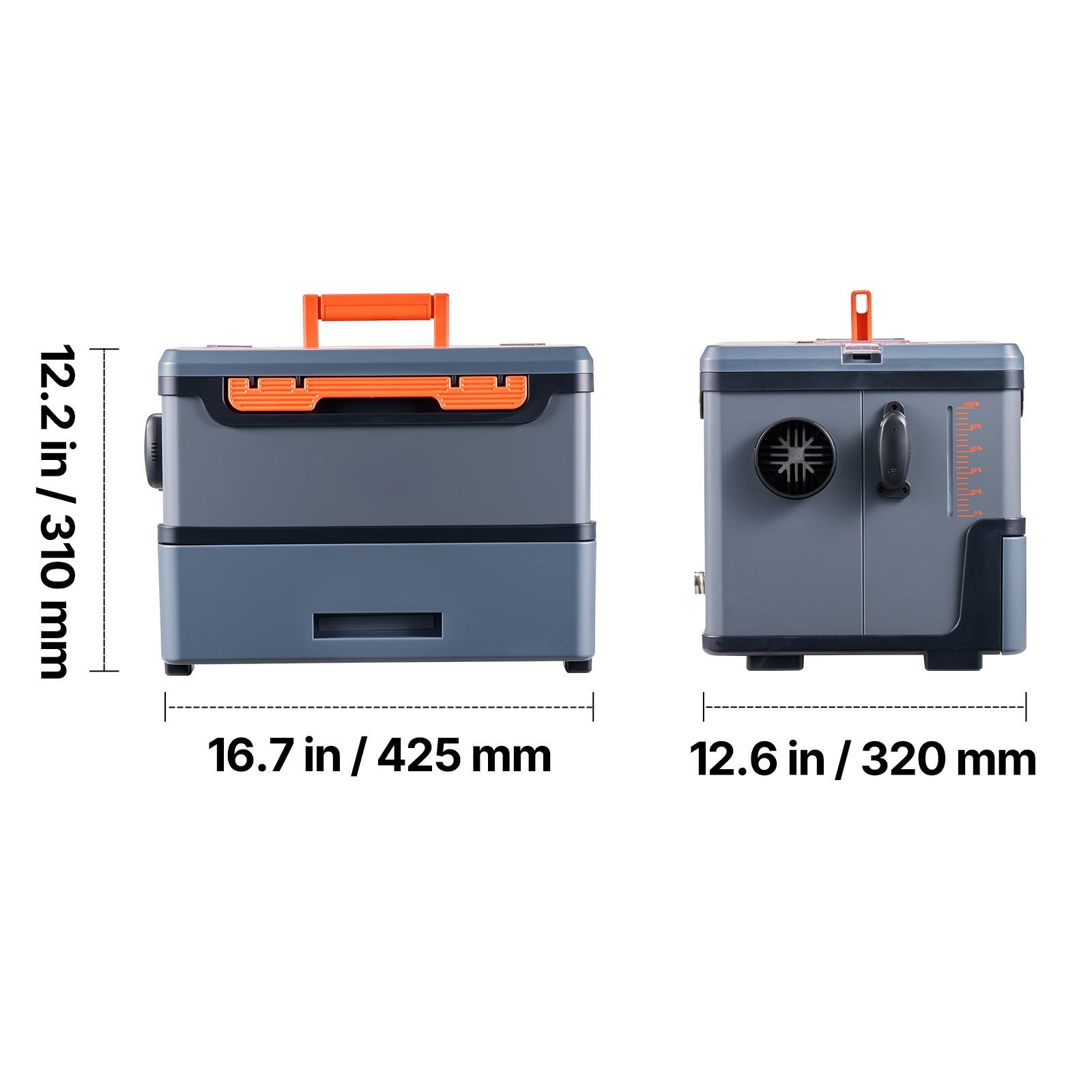 8KW 12V/ 24V Portable Diesel Heater with Bluetooth, Remote, LCD, 1.3 Gal Tank