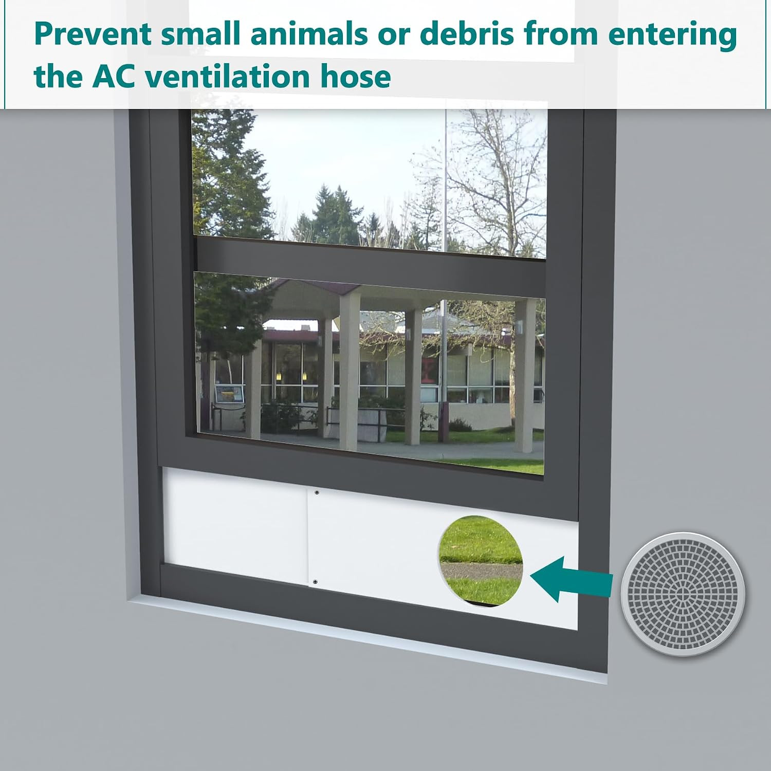 Sliding Door Kit for Portable Air Conditioner,Adjustable Seal Panels