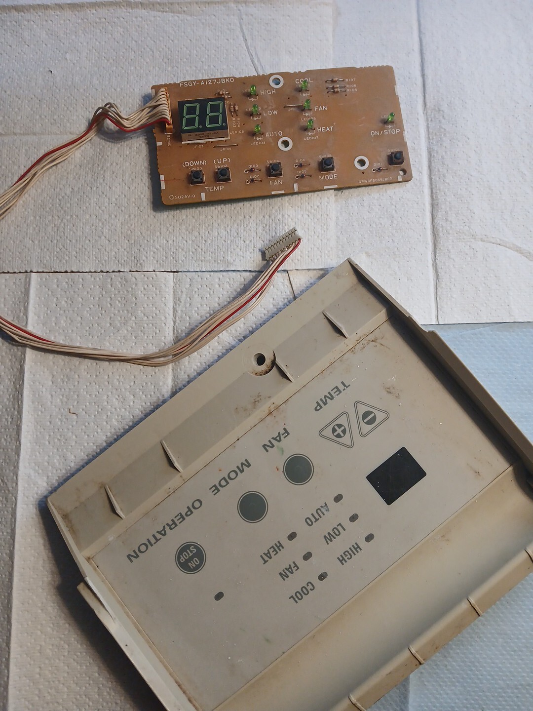 FSGY-AI27JBKO QPWBFB089JBEO OEM control panel of Sharp Wall Unit Air Condition