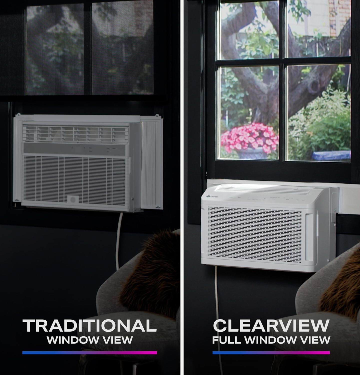 GE Profile Clearview Window Air Conditioner Unit, ,300 BTU, Energy Efficient Coo