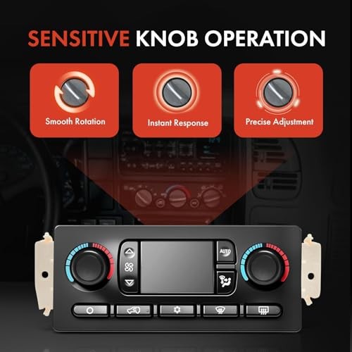 HVAC Climate Control Panel Switch with Auto A/C for Hummer H2 2003-2007