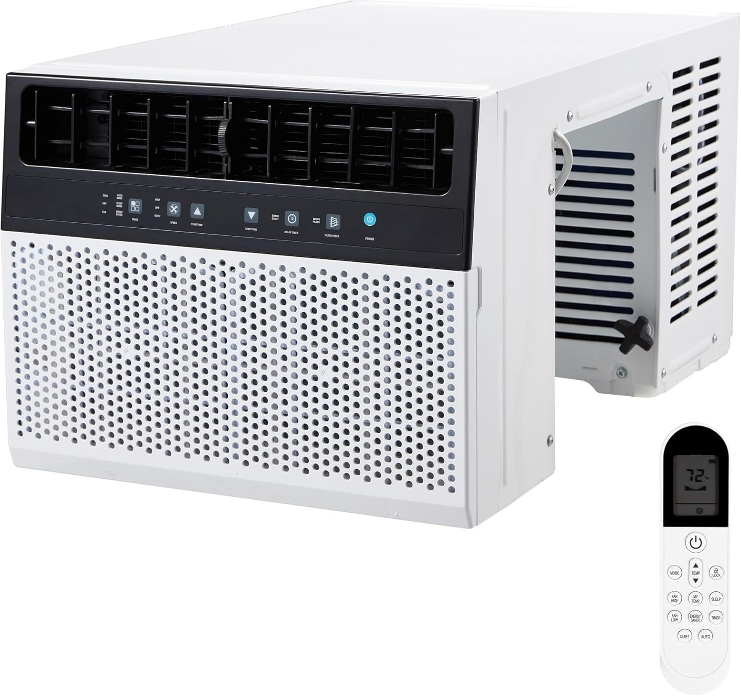 12000 BTU ASHRAE Window Air Conditioner, Energy-Saving Window AC Unit 350 Sq. Ft