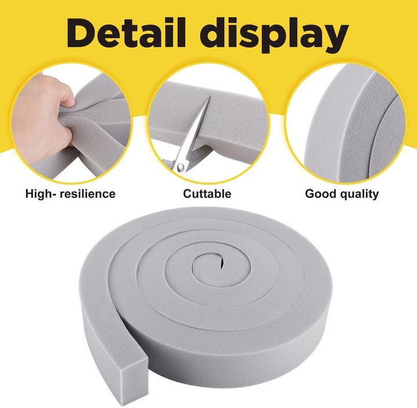 2 Pcs Foam Air Conditioner Weatherseal Tape-2”X1”X6.5Ft Air Conditioner Foam T