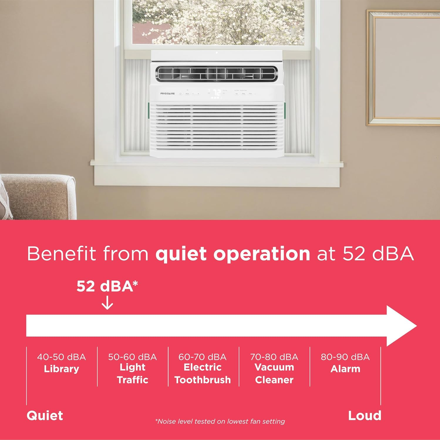 Frigidaire 5,000 BTU Window Air Conditioner with Remote Control, Cools up to 150