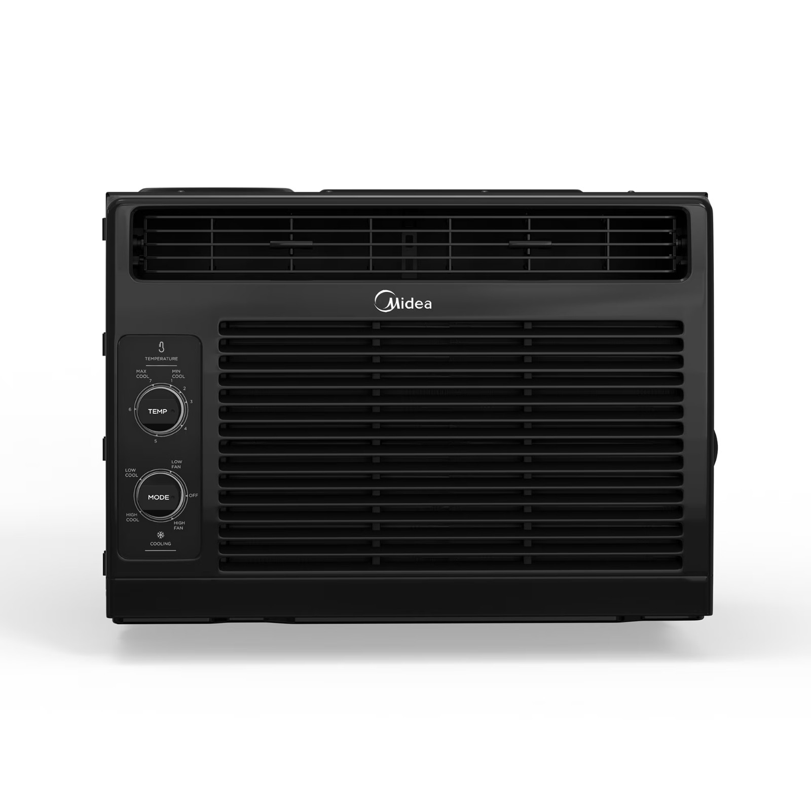 US Midea 5,000 BTU Mechanical Window Air Conditioner, 150 Sq Ft, Black