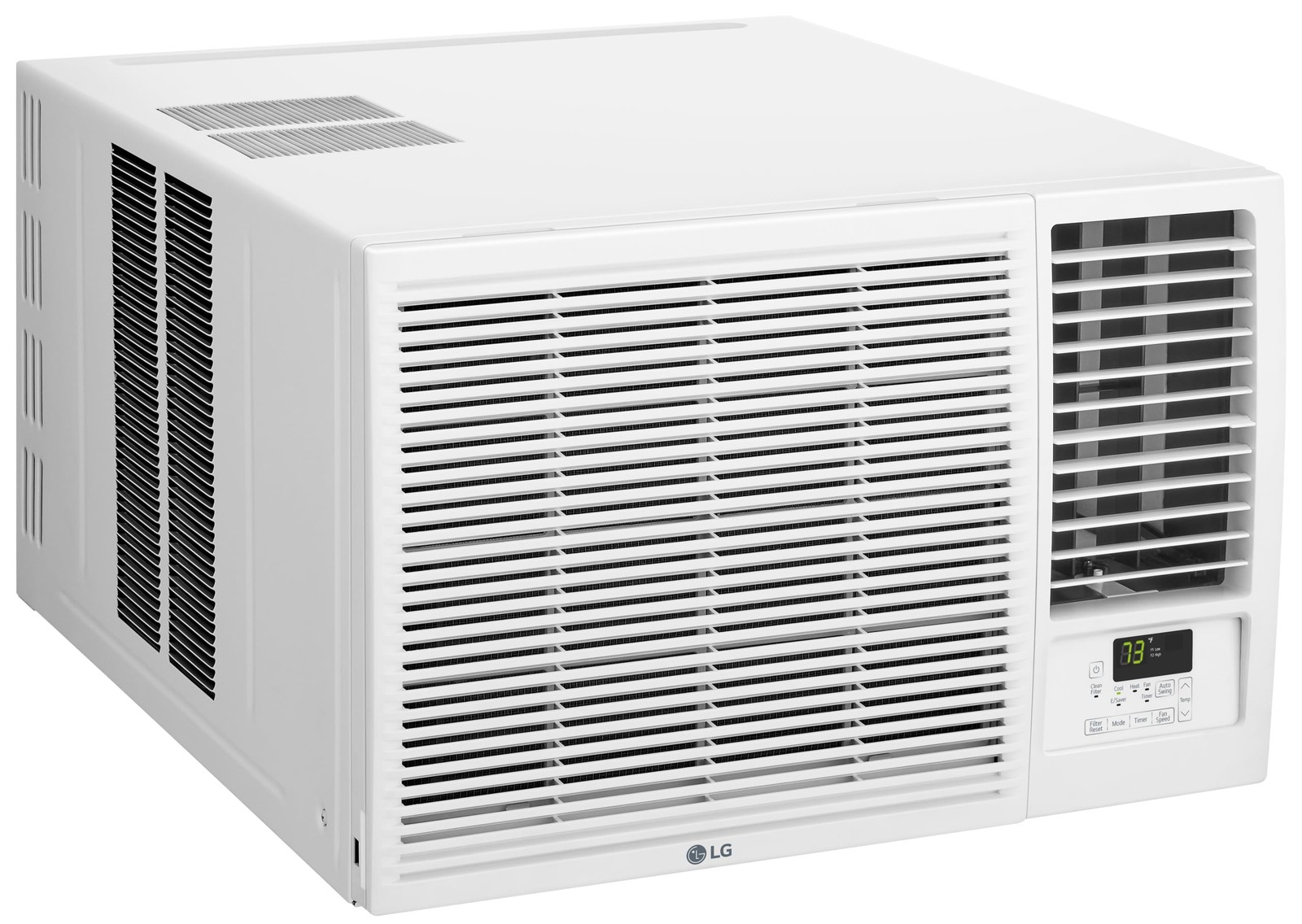 LG 18,000 BTU WINDOW AC COOL HEAT W/REMOTE 208V R32 LW1823HR – WHITE