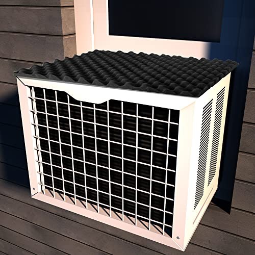 23.6″x16.9″ Air Conditioner Drip Cushion, Window Removable Black-Wave-A