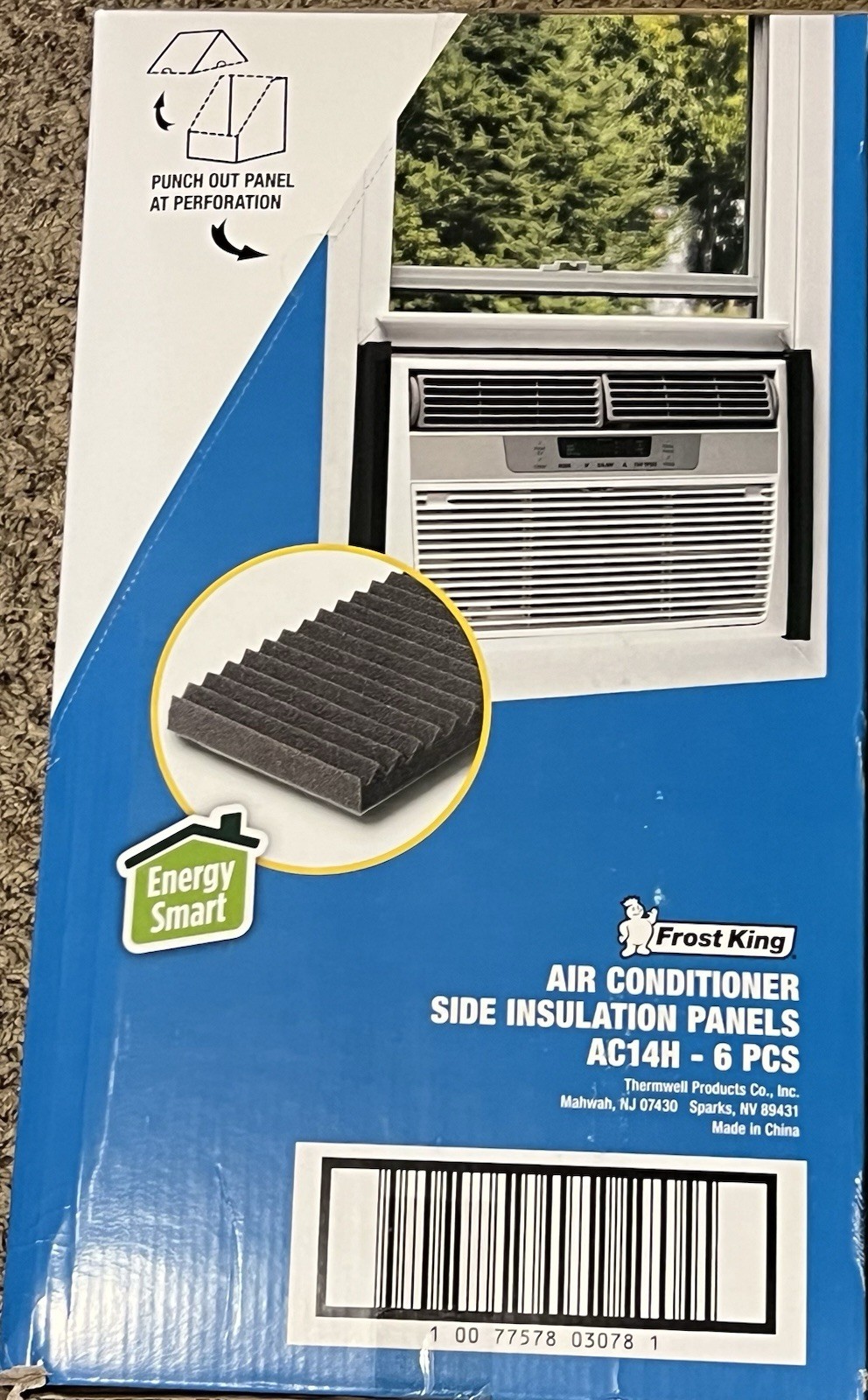 Frost King Foam Side Insulation Panels for Window Air Conditioner – AC14H