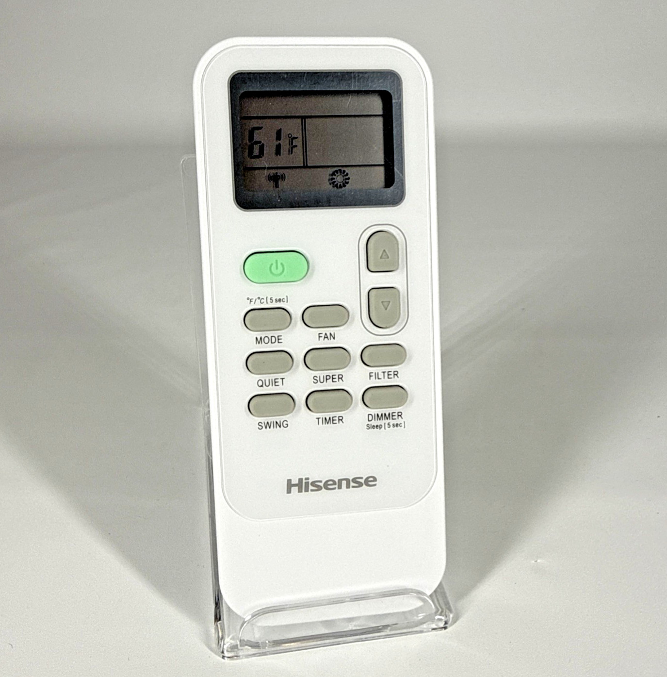 Genuine Hisense DG11J1-9C Air Conditioner Remote Control OEM Tested Powers On