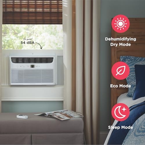 Frigidaire 8,000 BTU Window Air Conditioner with Remote Control, Cools Up to
