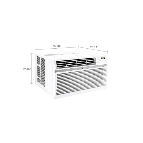LG 18,000 BTU 208/230V, 15AMP ELECTRONIC SMART WAC W/REMOTE LW1821ERSM – White