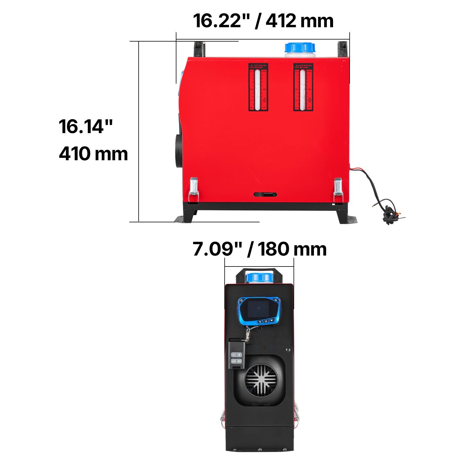 Diesel Air Heater, 8 kW DC12 – 24V, Fast Heating Diesel Parking Heater with