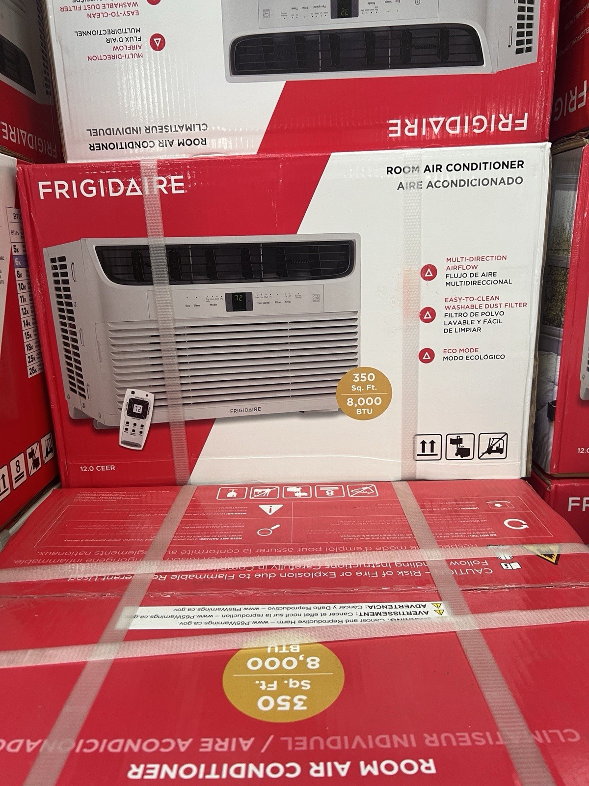 Frigidaire 8,000 BTU Window Room Air Conditioner 350 Sq. Ft. 115V