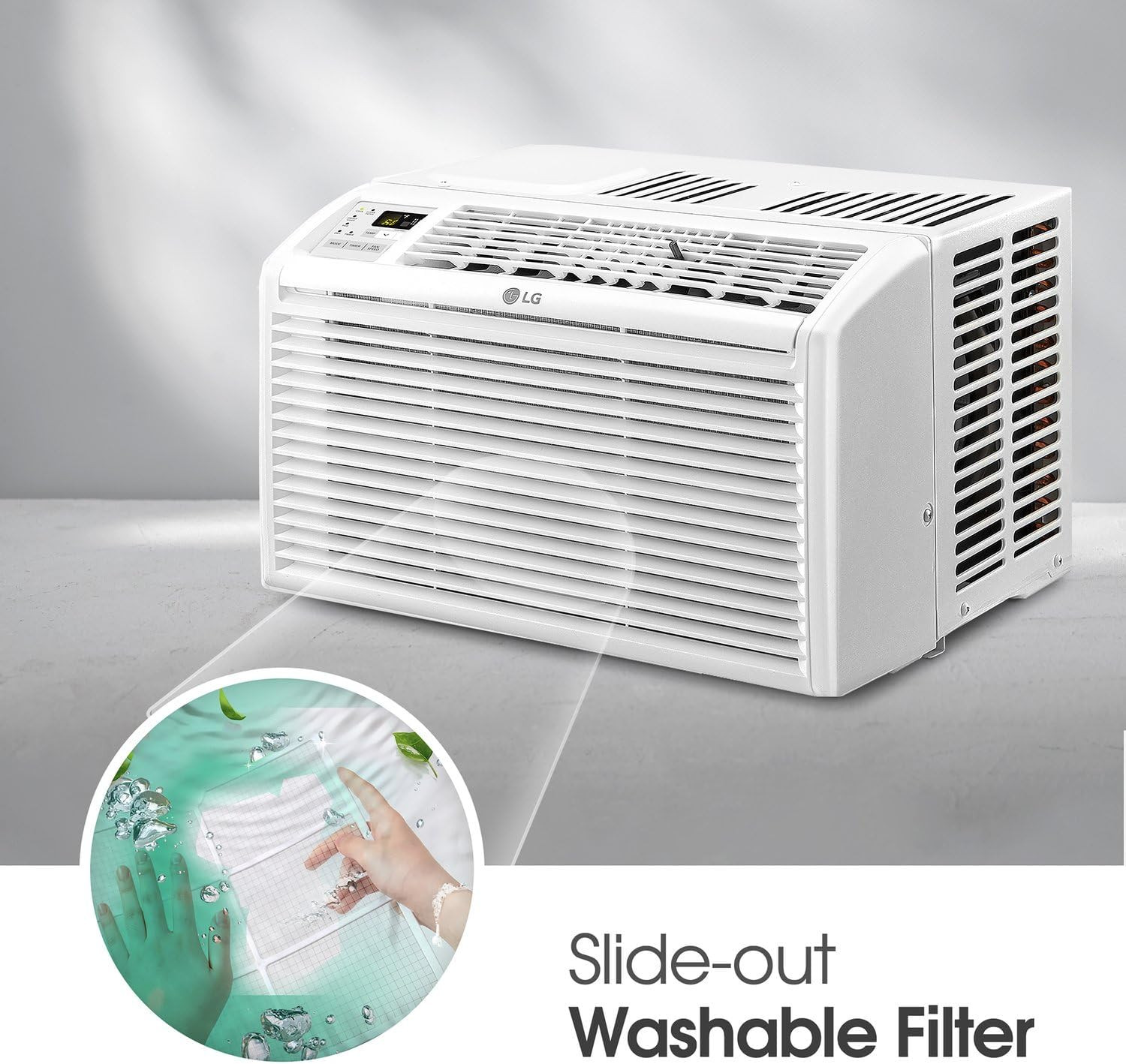 LG ,000 BTU Window Air Conditioner, 115V, Cools 250 Sq.Ft. for Bedroom, Den, Liv
