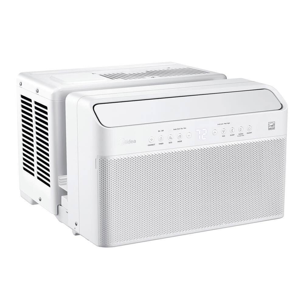 8000 BTU 115V Smart Window Air Conditioner U Shape Inverter Digital Room Cooler