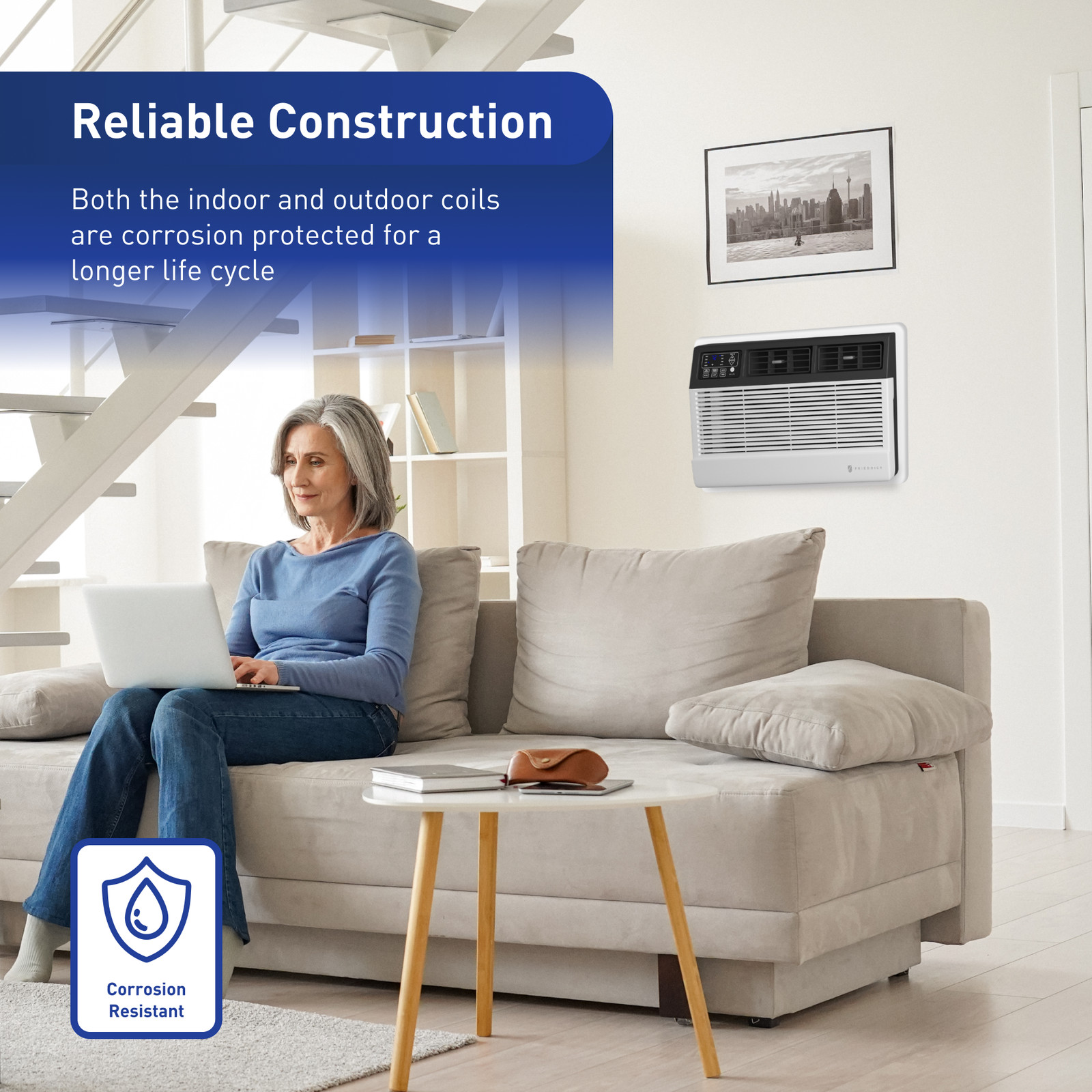 Friedrich Uni-Fit Thru-Wall AC 10,000 – 14,000 BTU 230V Cool Only