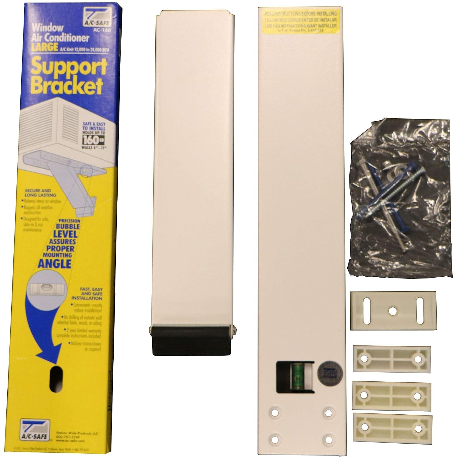 Heavy Duty Universal Window Air Conditioner Support AC-160 Window Bracket