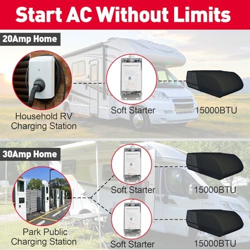 Soft Start for Air Conditioner, RV AC Soft Start Kit, Easy Start an 12V A/C