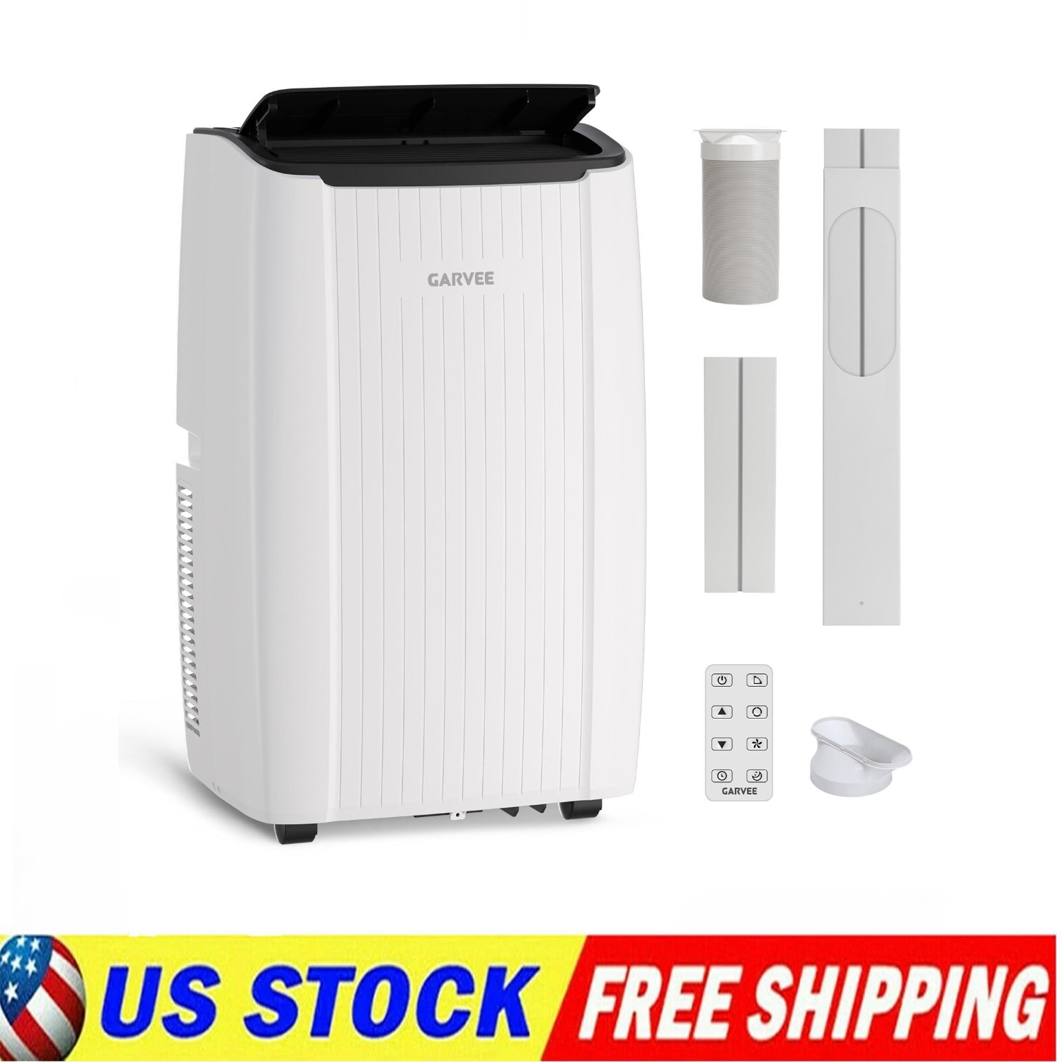 GARVEE 14000 BTU Portable Air Conditioner AC Unit with Fan & Dehumidifier Remote